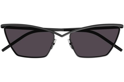 Sunčane naočale Saint Laurent SL637 001 Cat Eye Crni