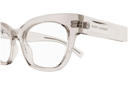 Naočale Saint Laurent SL643 008 Cat Eye Kristalni