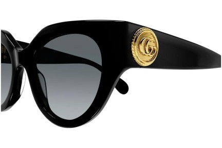 Sunčane naočale Gucci GG1408S 001 Cat Eye Crni