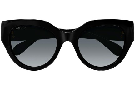 Sunčane naočale Gucci GG1408S 001 Cat Eye Crni