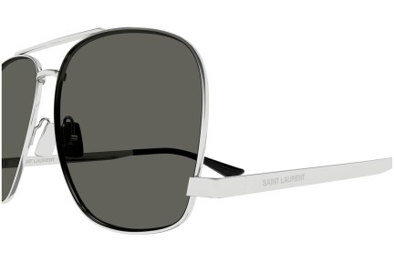 Sunčane naočale Saint Laurent SL653LEON 001 Pilotski Srebrni