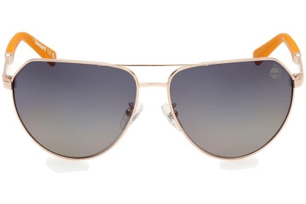 Sunčane naočale Timberland TB9340-H 32D Polarized Pilotski Zlatni