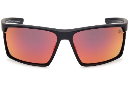 Sunčane naočale Timberland TB9333 02D Polarized Kvadratni Crni