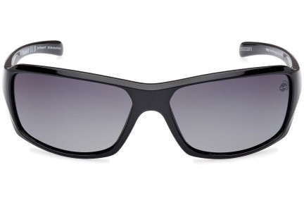 Sunčane naočale Timberland TB9332 01D Polarized Kvadratni Crni