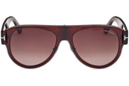 Sunčane naočale Tom Ford Lyle-02 FT1074 48T Pilotski Smeđi