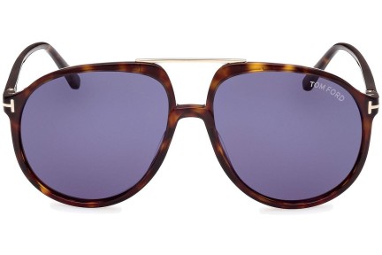 Sunčane naočale Tom Ford Archie FT1079 52V Pilotski Havana