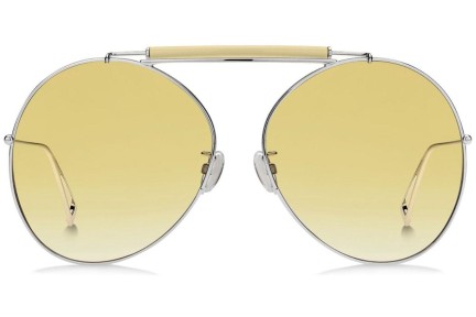 Sunčane naočale Max Mara MMEVE KU2/06 Polarized Pilotski Srebrni