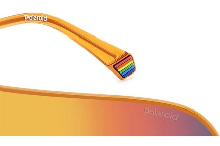 Sunčane naočale Polaroid PLD6222/S L7Q/OZ Polarized Spojene | Shield Narančasti