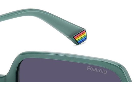 Sunčane naočale Polaroid PLD6219/S 1ED/WJ Polarized Kvadratni Zeleni