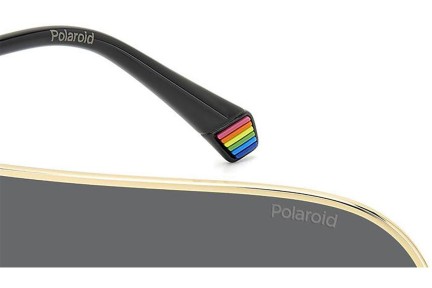 Sunčane naočale Polaroid PLD6222/S J5G/M9 Polarized Spojene | Shield Zlatni