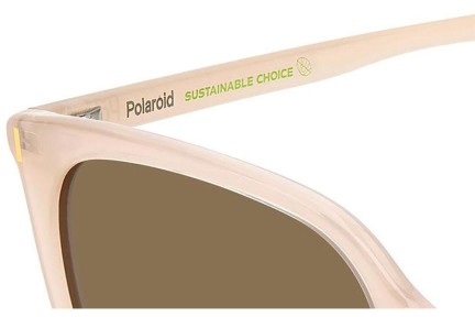 Sunčane naočale Polaroid PLD6218/S 35J/SP Polarized Kvadratni Ružičasti