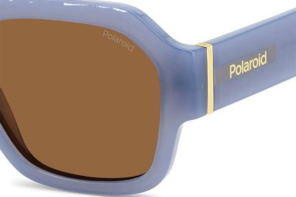 Sunčane naočale Polaroid PLD6212/S/X MVU/HE Polarized Pravokutan Plavi