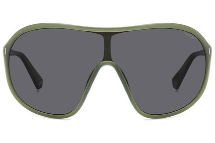 Sunčane naočale Polaroid PLD6216/S 1ED/M9 Polarized Spojene | Shield Zeleni