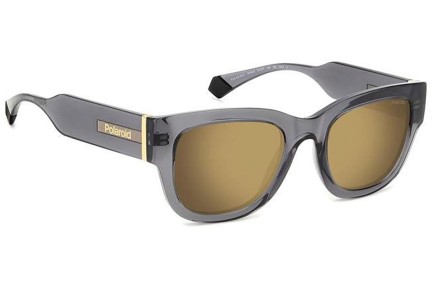 Sunčane naočale Polaroid PLD6213/S/X RIW/LM Polarized Pravokutan Sivi