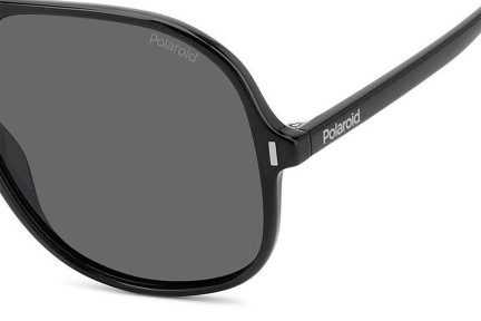 Sunčane naočale Polaroid PLD6217/S 807/M9 Polarized Kvadratni Crni