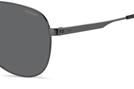 Sunčane naočale BOSS BOSS1641/S V81/M9 Polarized Pilotski Sivi