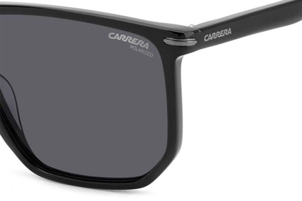 Sunčane naočale Carrera CARRERA329/S 08A/M9 Polarized Pravokutan Crni