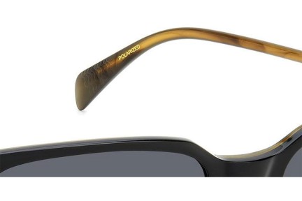 Sunčane naočale David Beckham DB1141/S 05K/M9 Polarized Pravokutan Crni