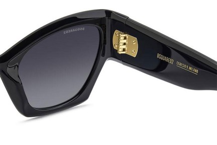 Sunčane naočale Dsquared2 D20132/S 807/9O Cat Eye Crni