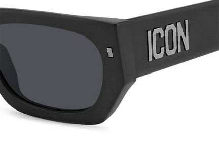 Sunčane naočale Dsquared2 ICON0017/S 003/IR Pravokutan Crni