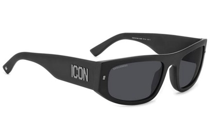 Sunčane naočale Dsquared2 ICON0016/S 003/IR Pravokutan Crni