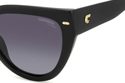 Sunčane naočale Carrera CARRERA3017/S 807/WJ Polarized Cat Eye Crni