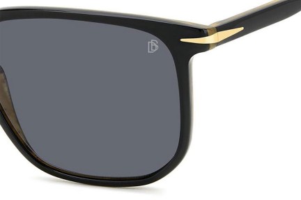 Sunčane naočale David Beckham DB1141/S 05K/M9 Polarized Pravokutan Crni