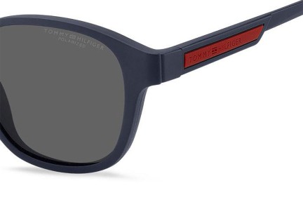 Naočale Tommy Hilfiger TH2085/CS FLL/M9 Polarized Pravokutan Plavi