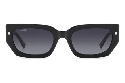 Sunčane naočale Dsquared2 ICON0017/S 807/9O Pravokutan Crni