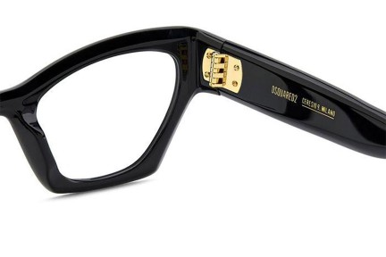 Naočale Dsquared2 D20133 807 Cat Eye Crni