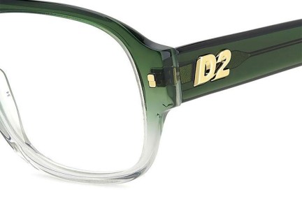 Naočale Dsquared2 D20125 1ED Flat Top Zeleni