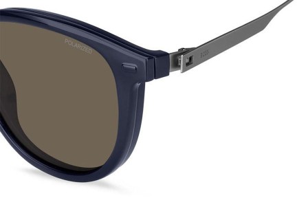 Naočale BOSS BOSS1640/CS DTY/SP Polarized Kvadratni Plavi