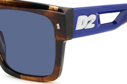 Sunčane naočale Dsquared2 D20127/S EX4/KU Flat Top Smeđi