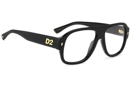 Naočale Dsquared2 D20125 807 Flat Top Crni