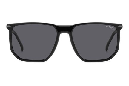 Sunčane naočale Carrera CARRERA329/S 08A/M9 Polarized Pravokutan Crni