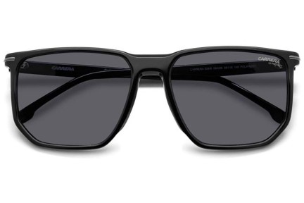 Sunčane naočale Carrera CARRERA329/S 08A/M9 Polarized Pravokutan Crni