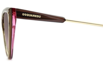 Sunčane naočale Dsquared2 D20134/S HKL/M2 Cat Eye Smeđi