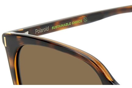 Sunčane naočale Polaroid PLD6218/S 086/SP Polarized Kvadratni Havana