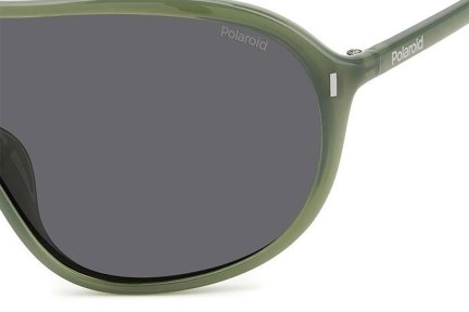 Sunčane naočale Polaroid PLD6216/S 1ED/M9 Polarized Spojene | Shield Zeleni