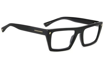 Naočale Dsquared2 D20130 807 Flat Top Crni