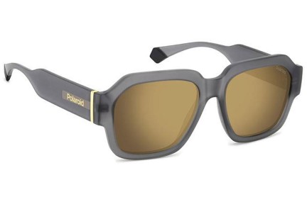 Sunčane naočale Polaroid PLD6212/S/X RIW/LM Polarized Pravokutan Sivi