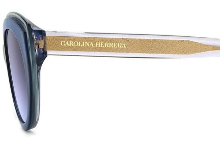 Sunčane naočale Carolina Herrera HER0250/S XW0/GB Cat Eye Plavi