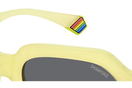 Sunčane naočale Polaroid PLD6212/S/X 40G/M9 Polarized Pravokutan Žuti