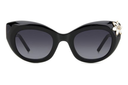 Sunčane naočale Carolina Herrera HER0215/S 807/9O Cat Eye Crni