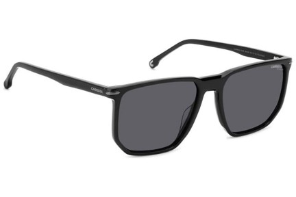 Sunčane naočale Carrera CARRERA329/S 08A/M9 Polarized Pravokutan Crni