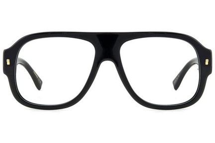 Naočale Dsquared2 D20125 807 Flat Top Crni