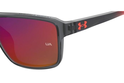 Sunčane naočale Under Armour UAKICKOFF/F 268/MI Pravokutan Sivi