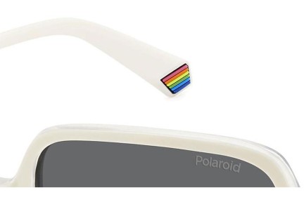 Sunčane naočale Polaroid PLD6219/S VK6/M9 Polarized Kvadratni Bijeli