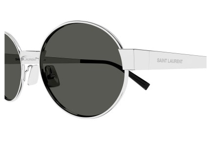 Sunčane naočale Saint Laurent SL692 002 Okrugao Srebrni