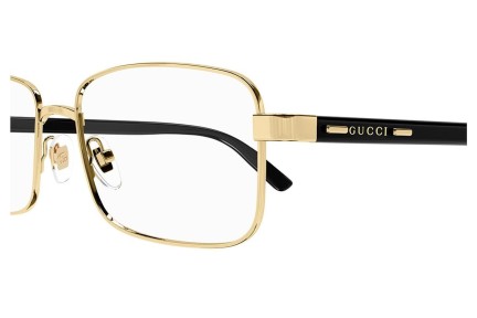 Naočale Gucci GG1586O 004 Kvadratni Zlatni